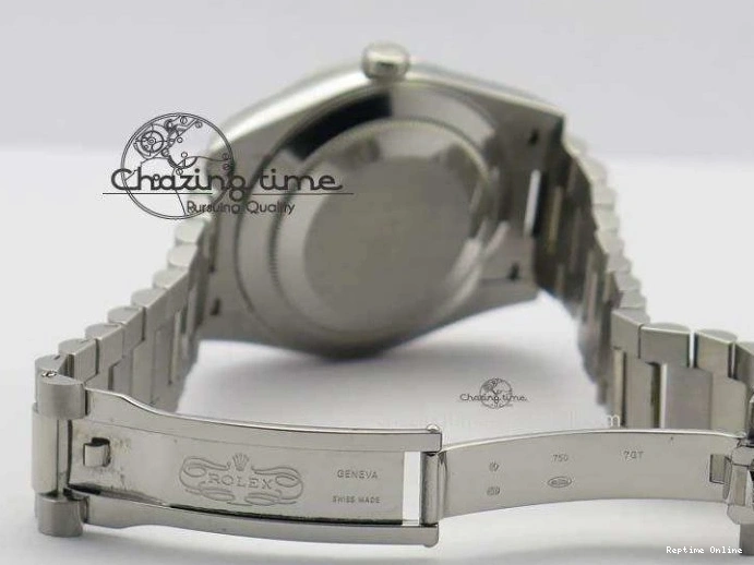 0521 Day-Date 40mm 228206 SS Noob 1:1 Best Edition Quadrant Textured Ice Blue Dial On SS Bracelet A Timeless 3801